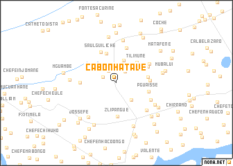 map of Cabo Nhatave