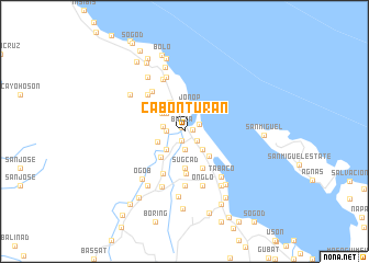 map of Cabonturan