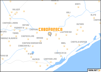 map of Cabo Paraca