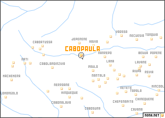 map of Cabo Paúla