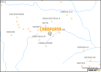 map of Cabo Puana