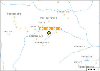 map of Cabo Ração