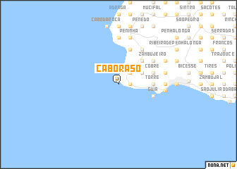 map of Cabo Raso