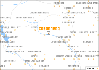 map of Cabornera