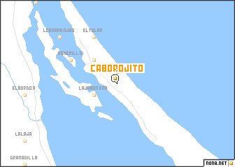 map of Cabo Rojito