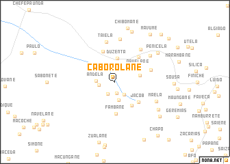 map of Cabo Rolane