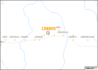 map of Caboro