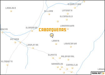 map of Caborqueñas