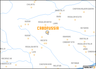 map of Cabo Russia