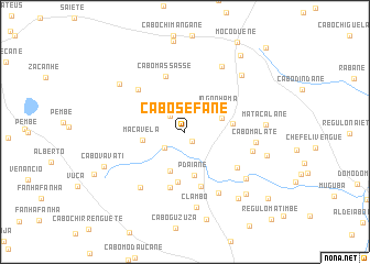 map of Cabo Séfane