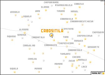 map of Cabo Sitila