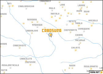 map of Cabo Sura