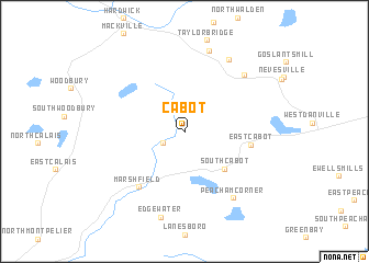 map of Cabot