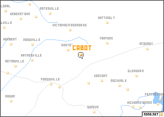 map of Cabot