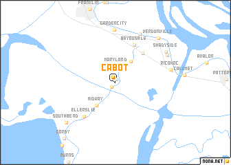 map of Cabot