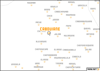 map of Cabo Uiane