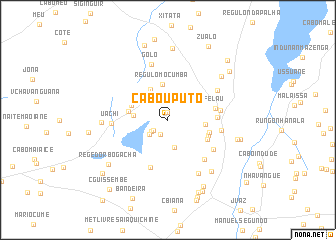 map of Cabo Uputo