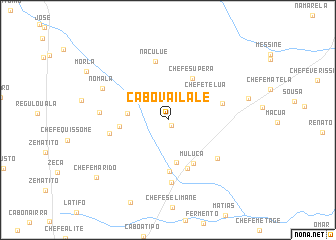 map of Cabo Vailale