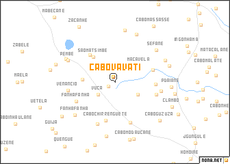 map of Cabo Vaváti