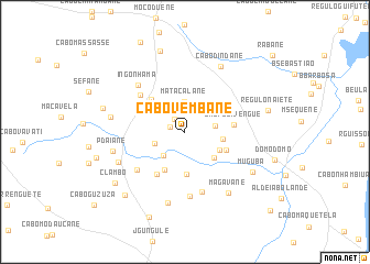 map of Cabo Vembane