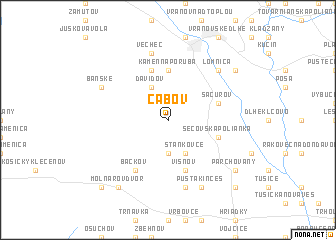 map of Cabov