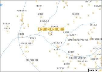 map of Cabracancha