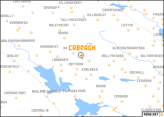 map of Cabragh