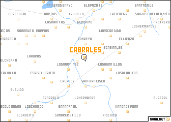 map of Cabrales