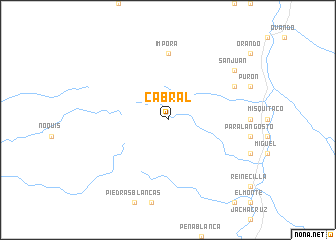 map of Cabral