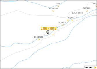 map of Cabrane