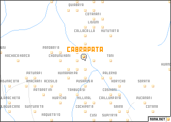 map of Cabrapata