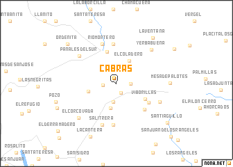 map of Cabras