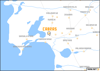 map of Càbras