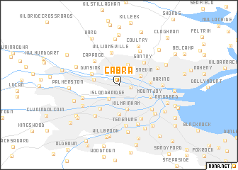 Cabra (Ireland) map - nona.net