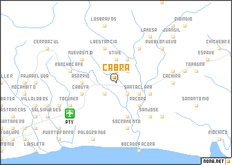 map of Cabra