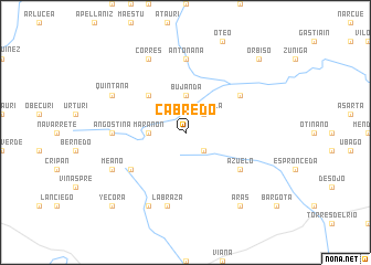 map of Cabredo