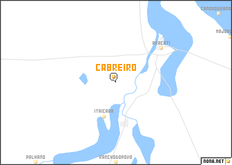 map of Cabreiro