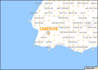 map of Cabreiro