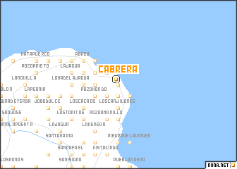 map of Cabrera