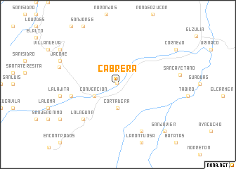 map of Cabrera