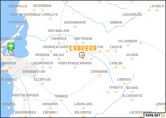 map of Cabrera
