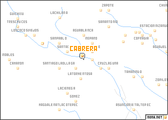 map of Cabrera