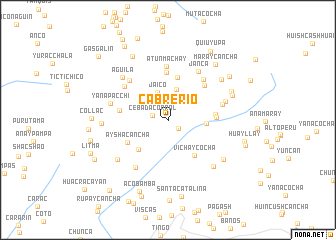 map of Cabrerio