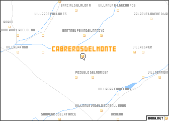 map of Cabreros del Monte