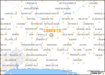 map of Cabreto