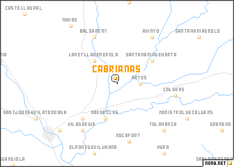 map of Cabrianas