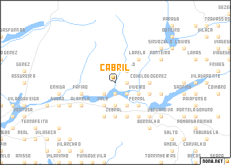map of Cabril