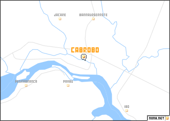 map of Cabrobó