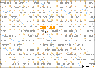 map of Ca Brûlé