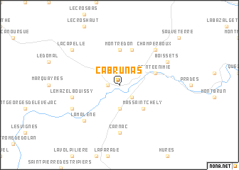 map of Cabrunas